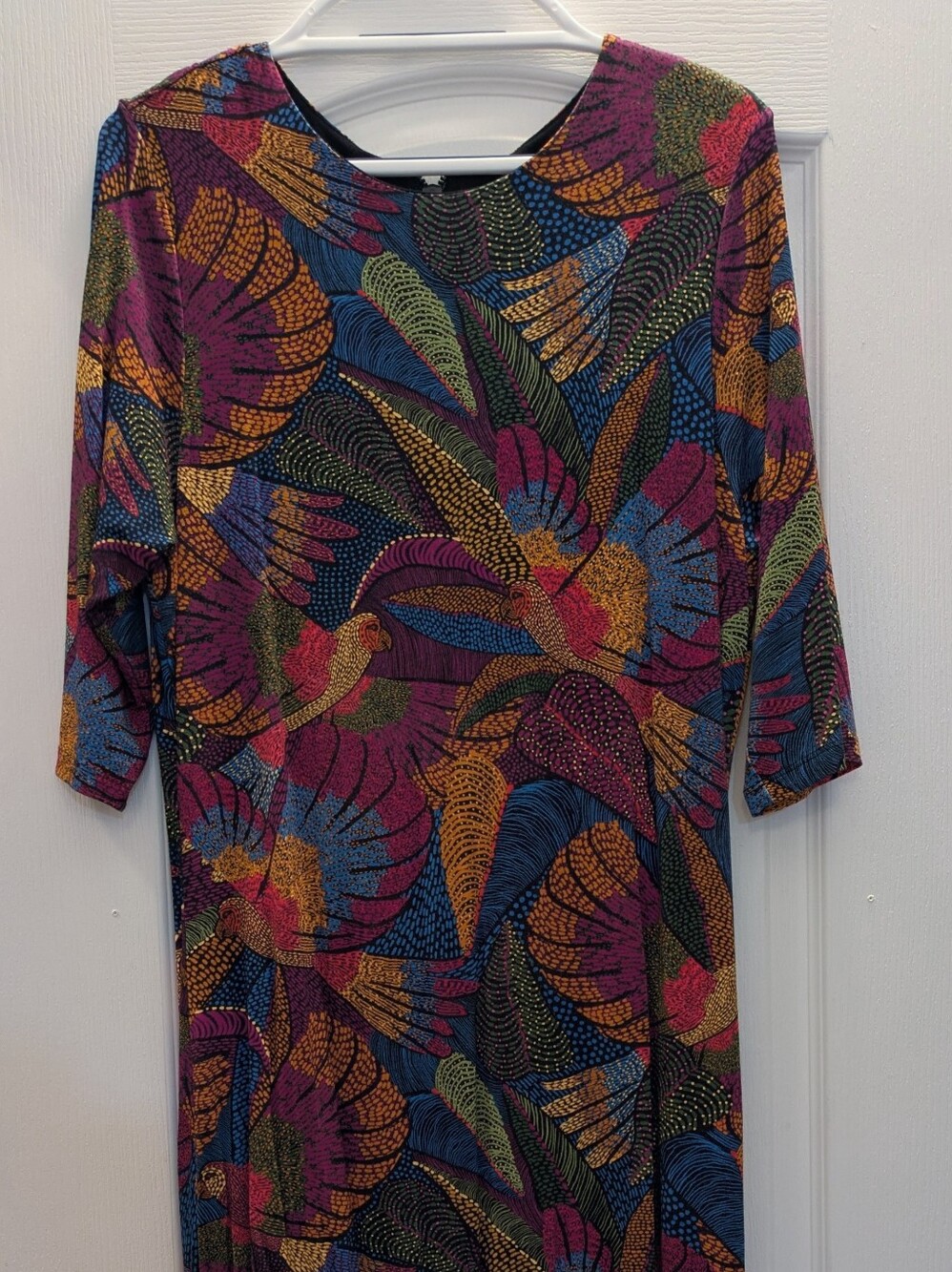 Farm Rio Bird Print Dress